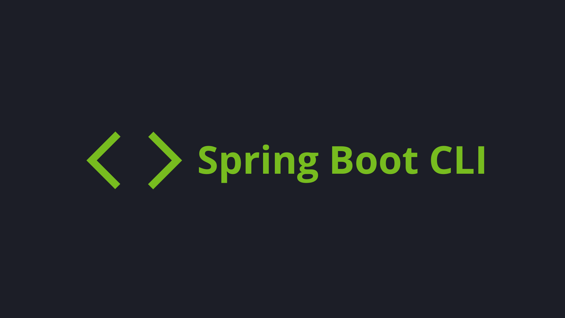 Spring Boot CLI