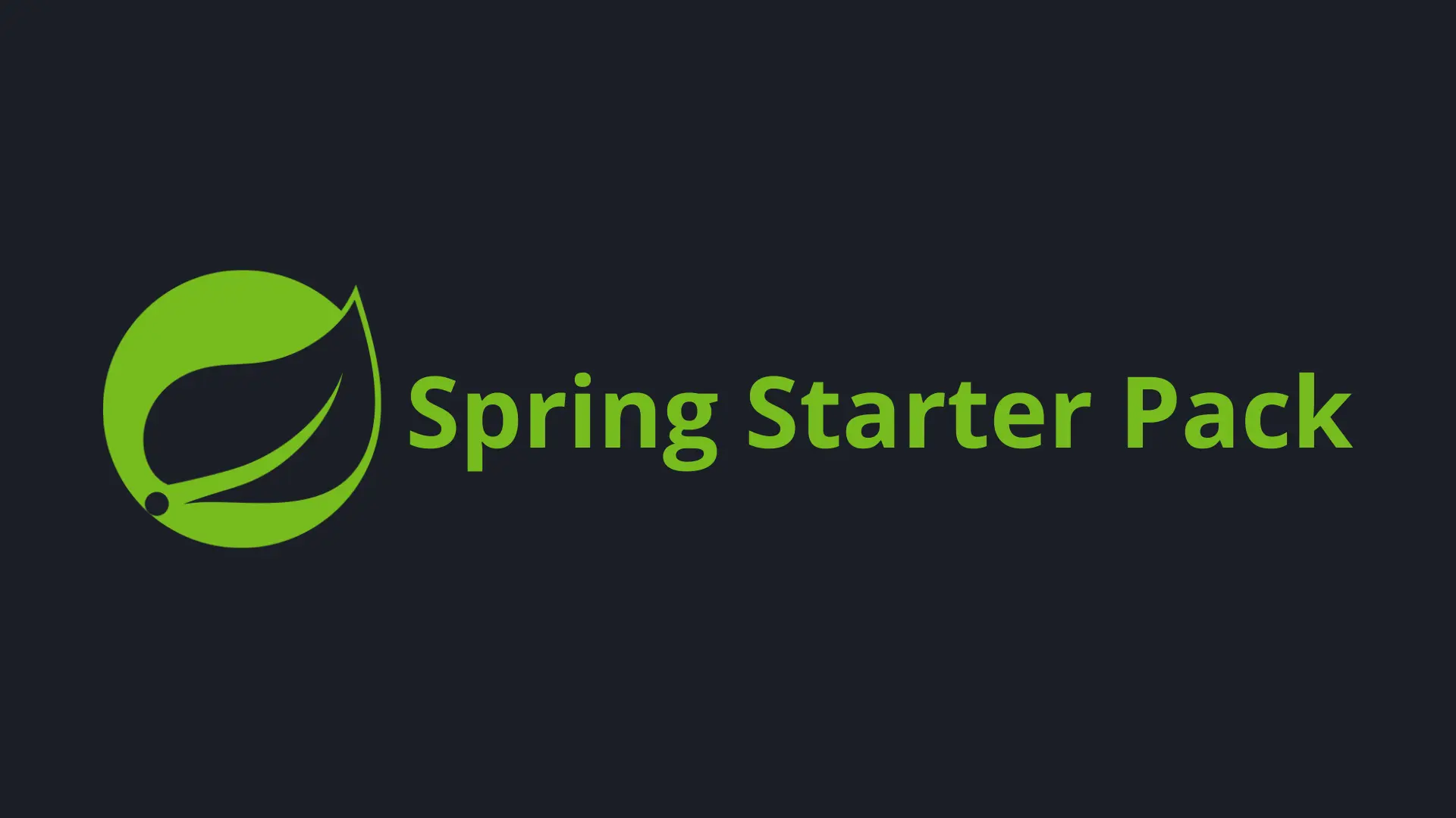 Spring Boot Starter Pack